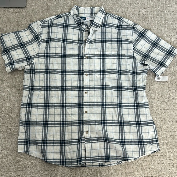 Old Navy Other - NEW NWT men’s old navy the everyday shirt short sleeve button up down linen